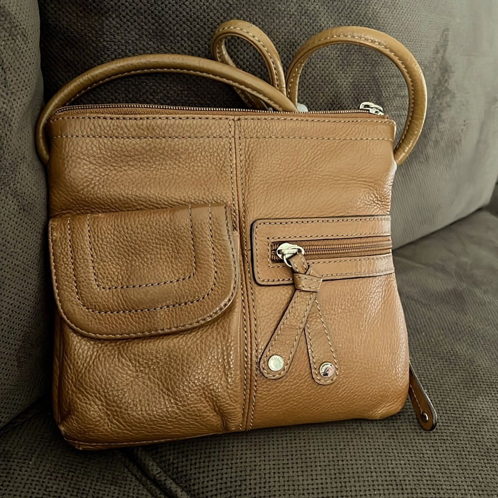 Tignanello Tan Crossbody Bag
